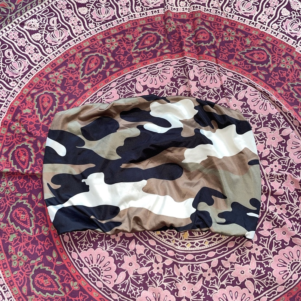 Camo tube top
